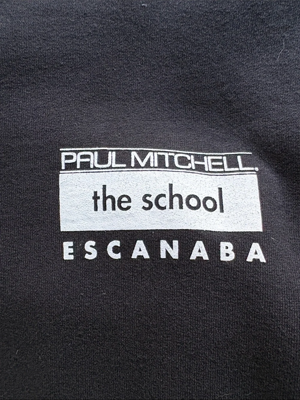 Paul Mitchell The School Escanaba Black Crewneck Sweatshirt